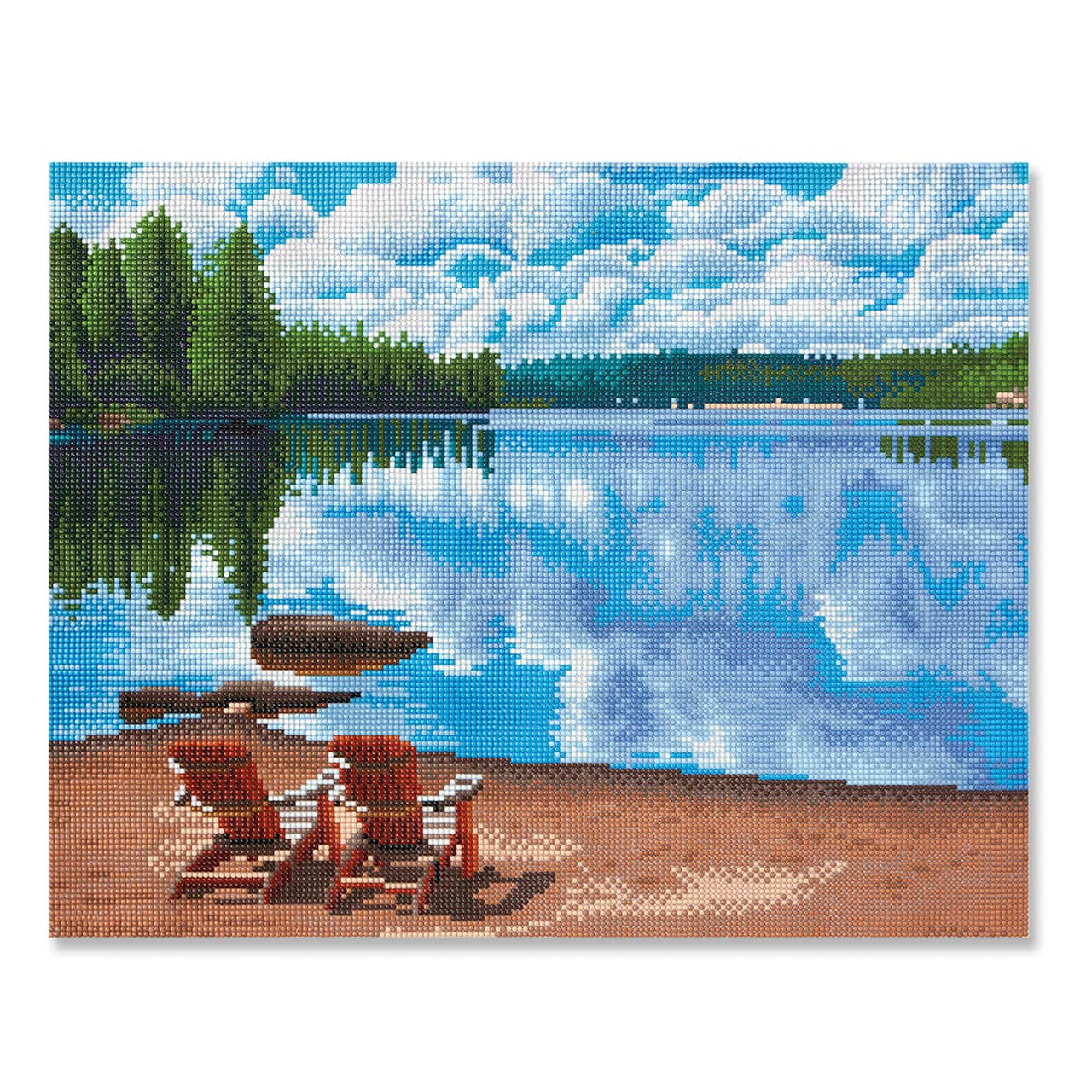 6 Pack: Lakeview Diamond Art Kit by Make Market®